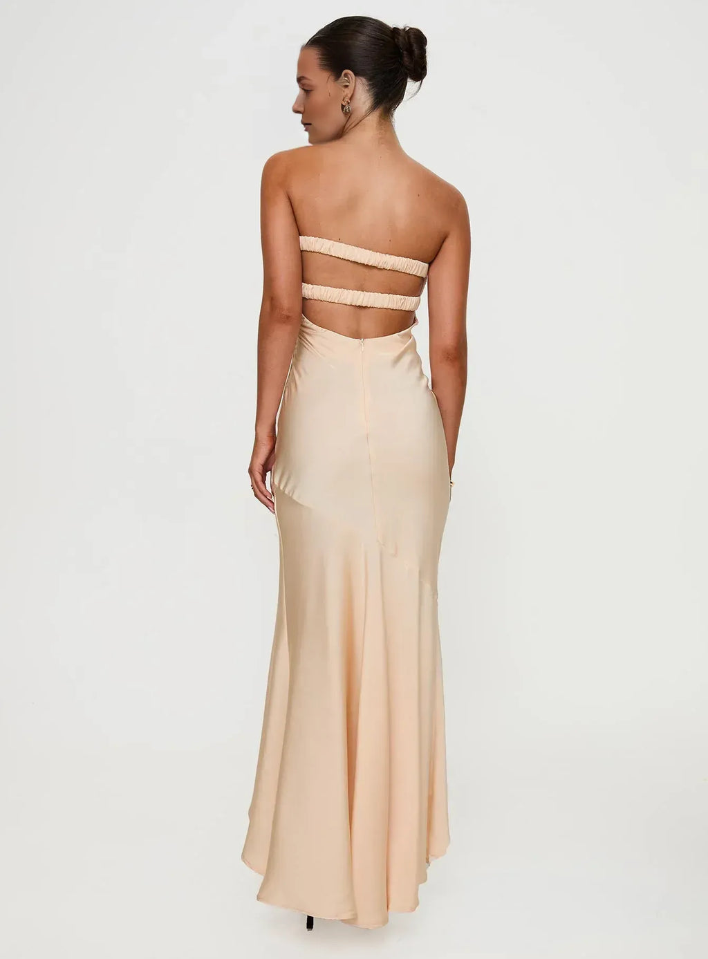Cheap Fitted Sweetheart Sleeveless Floor-Length Prom Dress