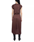Chic A Line Deep V Neck Cap Sleeve Asymmetrical Hem Floor Length Hot Sale Prom Dress