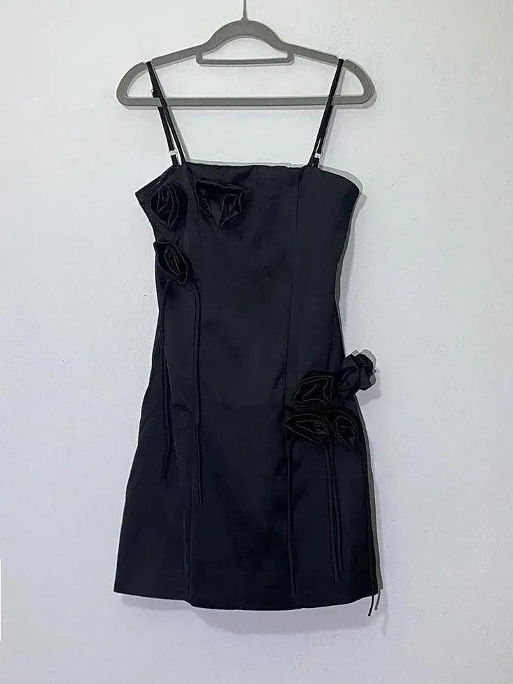 A-Line Square Neck Sleeveless Mini Homecoming Dress