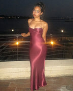 Mermaid Halter Neck Bodice Floor-Length Evening Maxi Dress