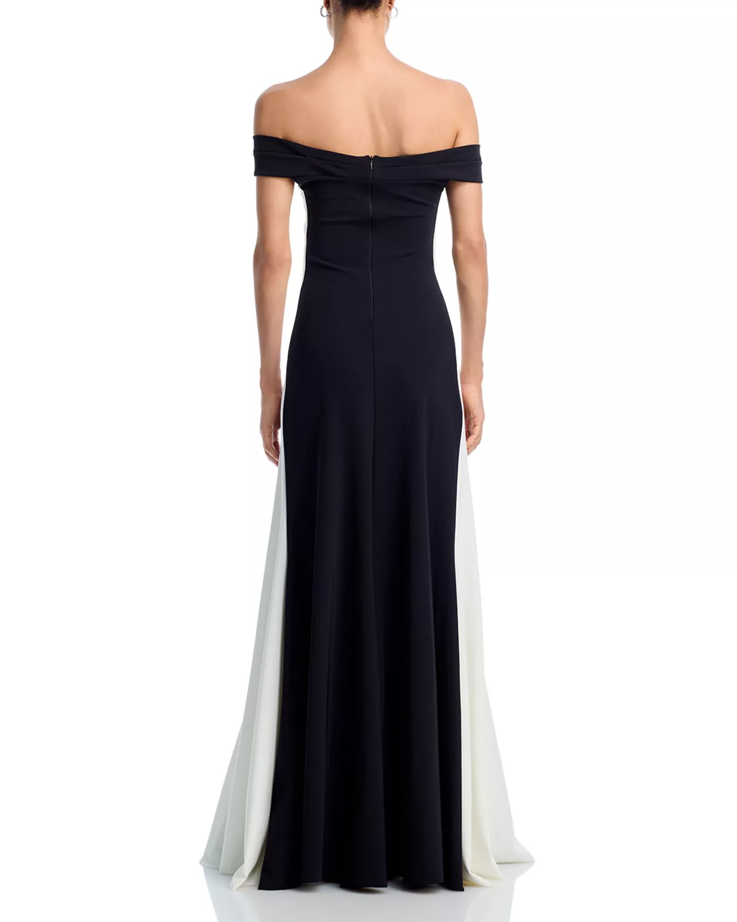 Chic Mermaid Off the Shoulder Two Tone Floor Length Female Prom Dress