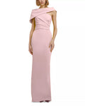 Chic Mermaid One Shoulder Cape Sleeve Open Back Floor Length For Women Prom Dress