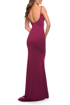 Chic Mermaid Square Neck Sleeveless Zipper Back Floor Length Evening Dress