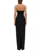 Chic Sheath Halter Neck Open Back Floor Length For Women Prom Dress