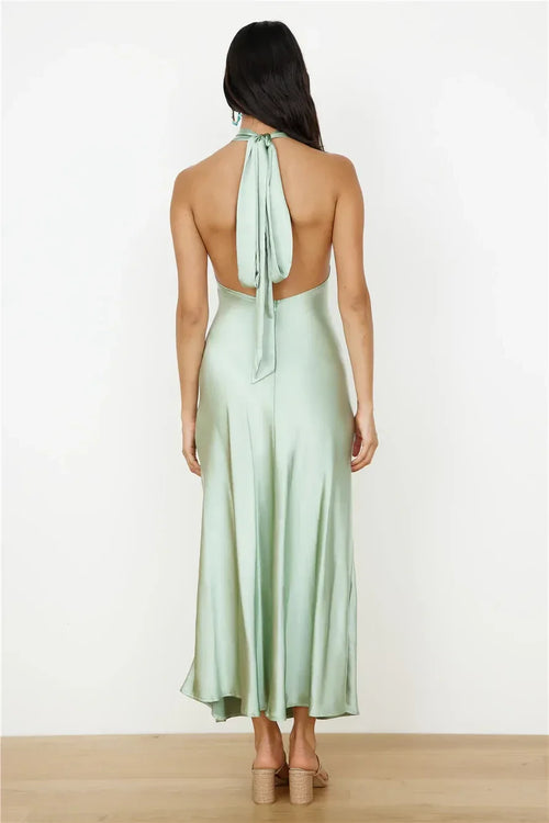 Abito da ballo chic a sirena, con collo all'americana, senza maniche, allacciatura posteriore e spacco laterale, lungo fino ai piedi