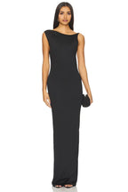 Chic Sheath One Shoulder Sleeveless Asymmetric Open Back Floor Length Evening Dress