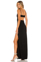 Chic Sheath Spaghetti Strap Sleeveless Open Back Floor Length Evening Dress
