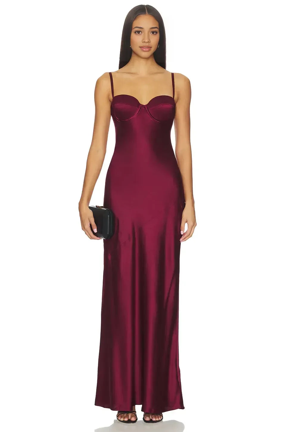 Chic Sheath Sweetheart Neck Sleeveless Zip Back Floor Length Evening Dress