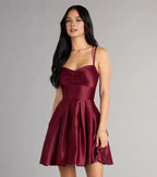 A-Line/Princess Sweetheart Sleeveless Lace-Up Short-Mini Homecoming Dresses