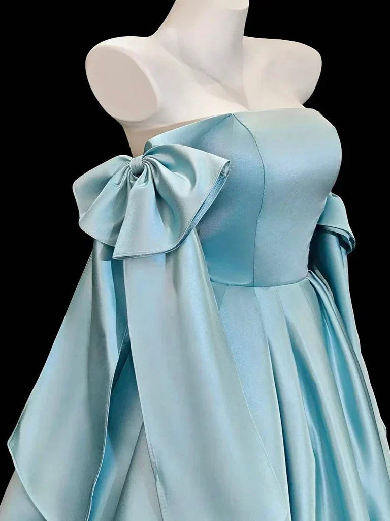 A-Line Square Neck Sleeveless Bow-Back Short Homecoming Dress