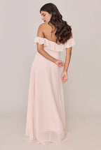 A-line Sweetheart Neck Sleeveless Back Zipper Ankle-Length Bridesmaid Dress
