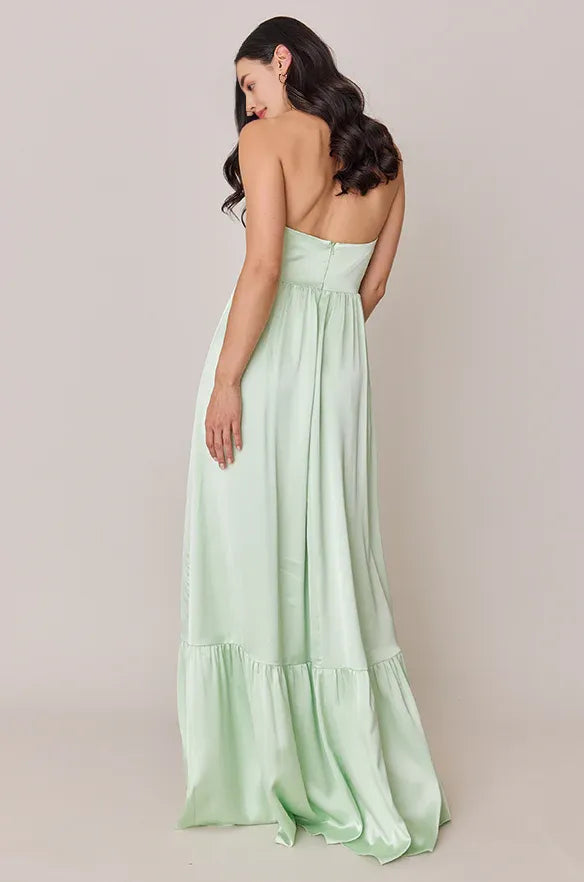 A-line Sweetheart Neck Sleeveless Zipper Up Sweep/Brush Train Prom Dress