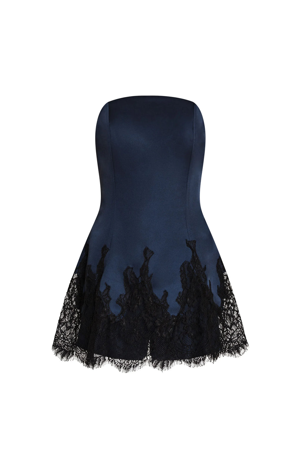 A Line Strapless Sleeveless Zipper Back Mini Homecoming Dress