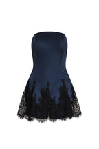 A Line Strapless Sleeveless Zipper Back Mini Homecoming Dress