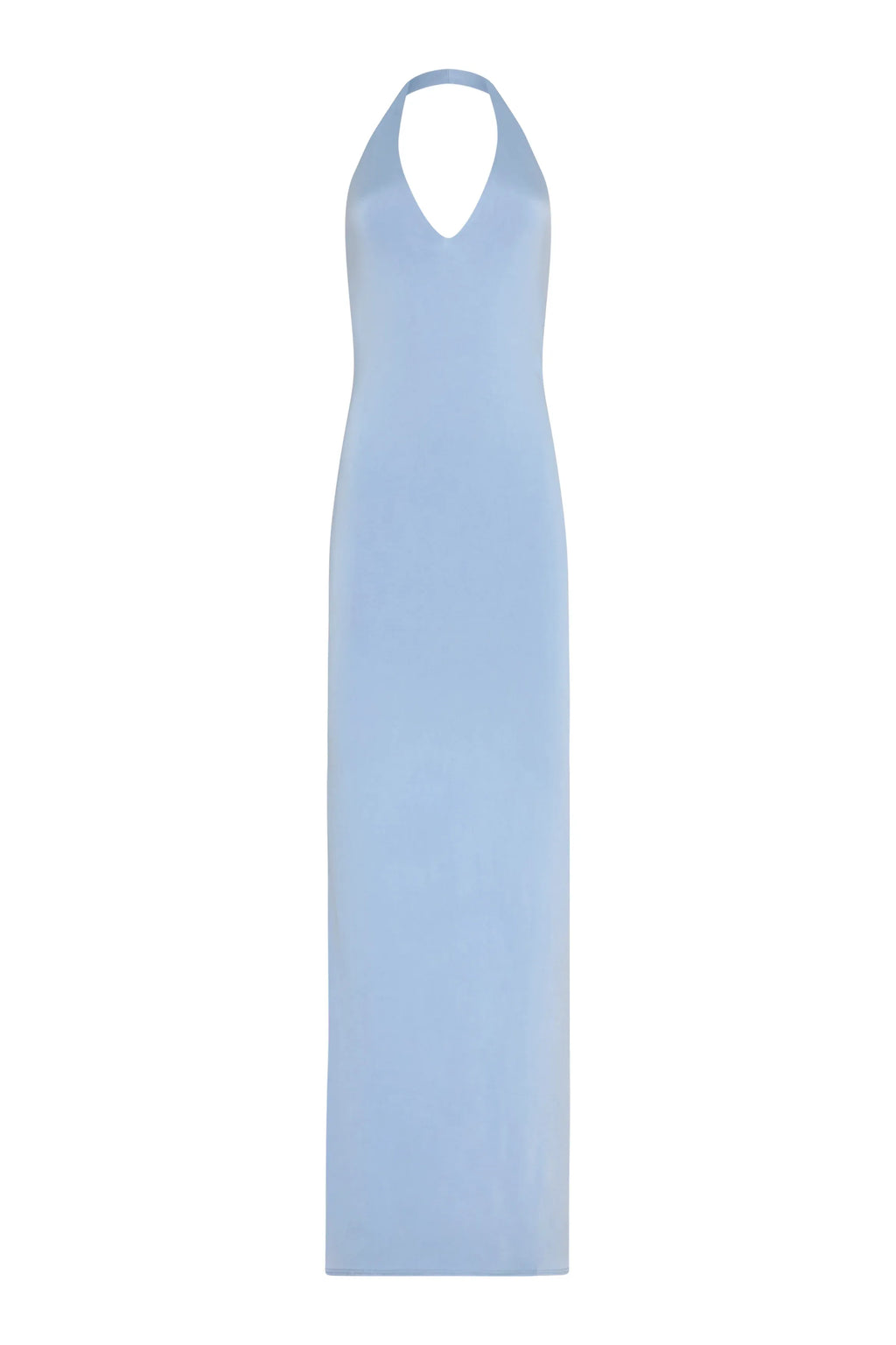 Mermaid Halter Sleeveless Backless Floor Length Evening Dress
