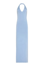 Mermaid Halter Sleeveless Backless Floor Length Evening Dress
