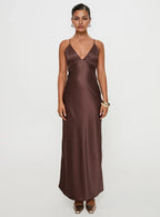 Mermaid/Trumpet Spaghetti Straps Sleeveless Backless Floor-Length Prom Dress