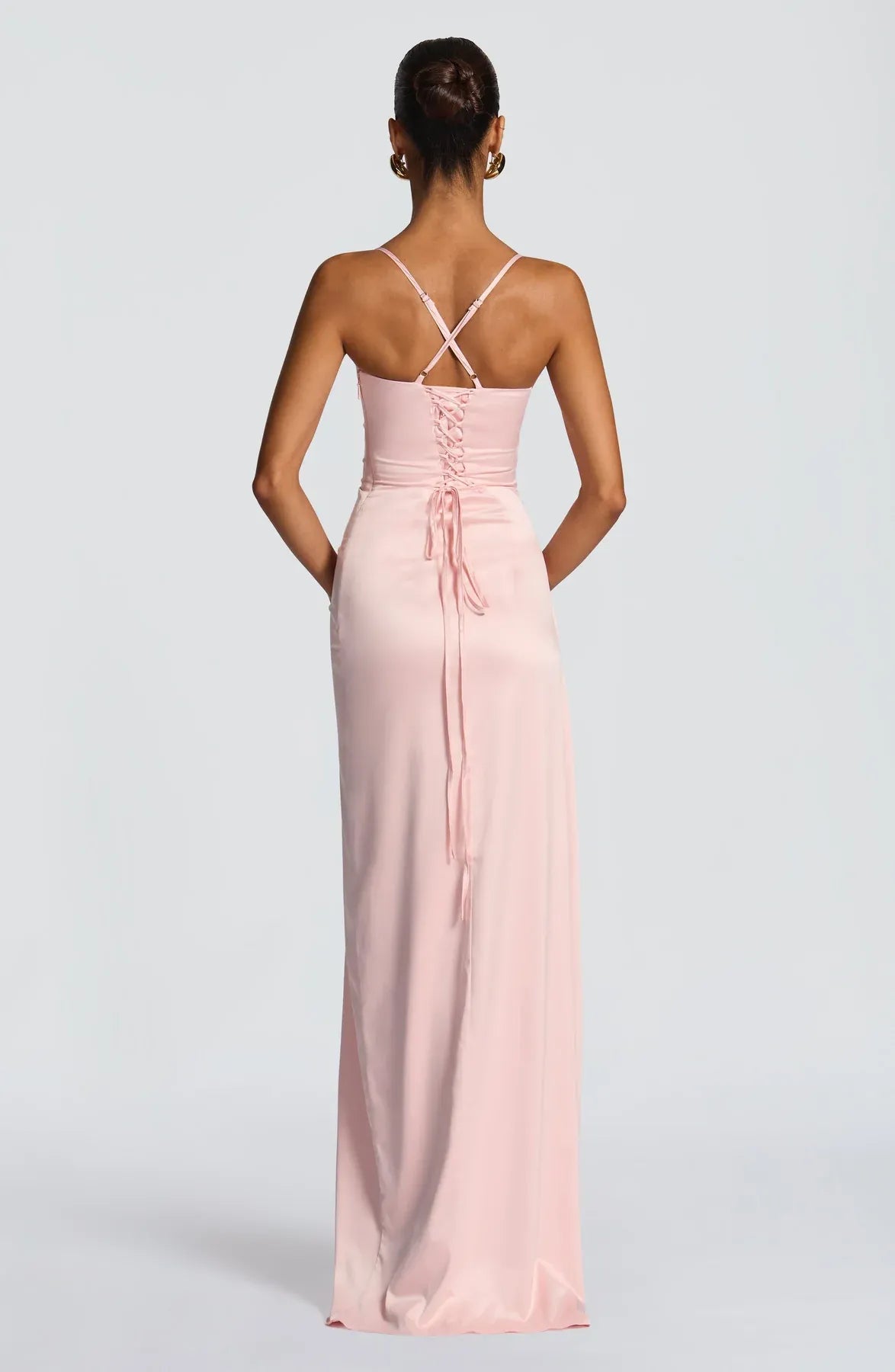Sheath/Column Sweetheart Neck Sleeveless Up Floor-Length Prom Dress
