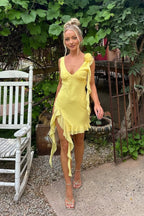 Sheath/Column V Neck Sleeveless Zipper Up Short-Mini Homecoming Dress