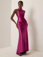 Sheath Halter Neck Sleeveless Up Floor-Length Evening Dress