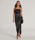 Slim Spaghetti Straps Sleeveless Open Back Floor-Length Prom Dress