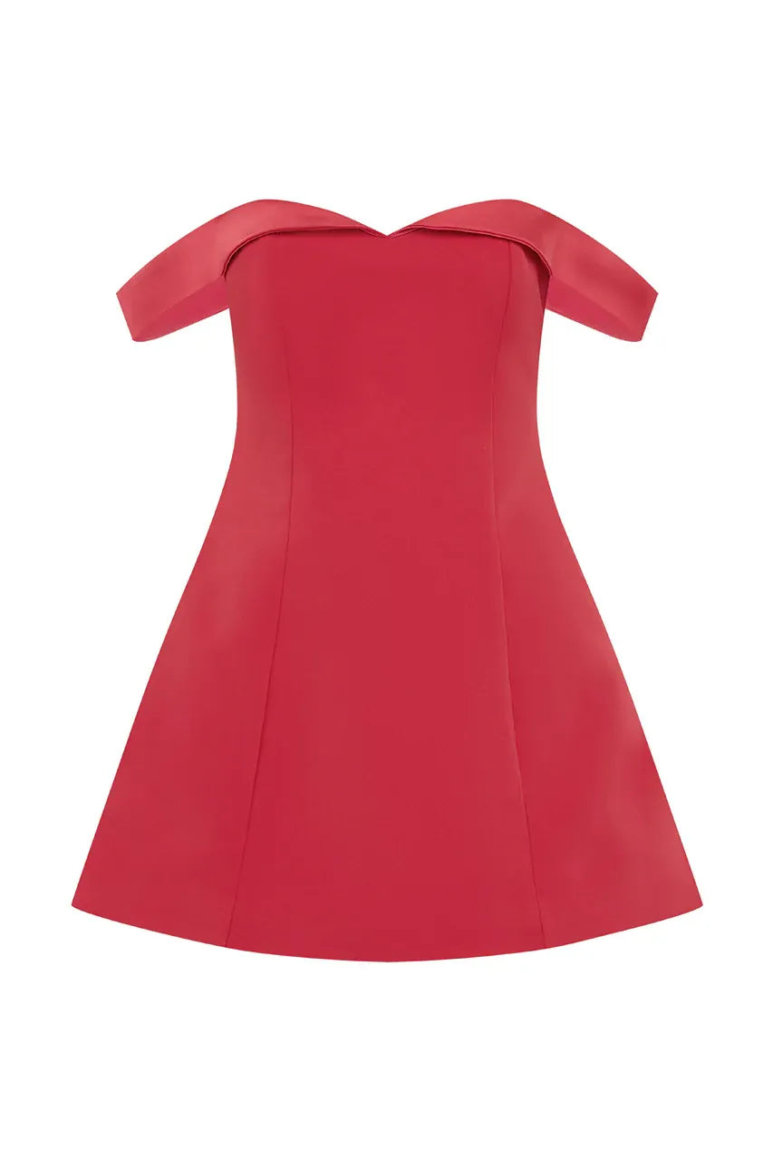 A-Line/Princess Off the shoulder Neck Sleeveless Open Back Short-Mini Homecoming Dress