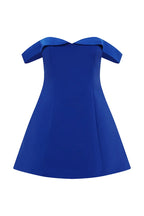 A-Line/Princess Off the shoulder Neck Sleeveless Open Back Short-Mini Homecoming Dress