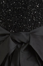 A-Line Scoop Neck Long Sleeve Ankle-Length Prom Dress