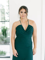 A-Line Spaghetti Straps Sleeveless Floor-Length Plus Size Prom Dress