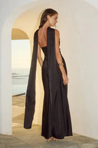 Fitted Strapless Sleeveless Floor-Length Prom Dress
