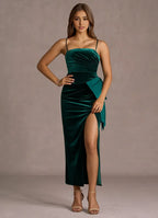 Mermaid Strapless Sleeveless Backless Ankle-Length Evening Dress