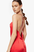 Mermaid/Trumpet Cowl Neck Sleeveless Floor-Length Prom Dress