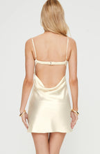 Classy Slip Sweetheart Neck Sleeveless Open Back Short Length Homecoming Dress