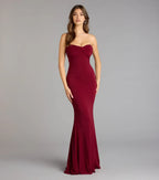 Classy Trumpet Sweetheart Neck Sleeveless Open Back Floor Length Prom Dress