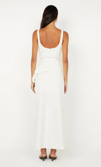 Clean Sheath Square Neck Sleeveless Square Back Asymmetrical Length Female Prom Dress