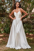 Cowl Neck Sleeveless A-Line Off the shoulder Pretty Floor length Long Prom Dress For Sale For Women