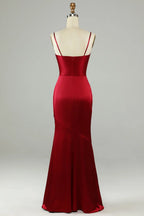Cowl Neck Sleeveless Mermaid Pretty Off the shoulder Floor length Party Dress Hot Sale For ladies