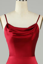 Cowl Neck Sleeveless Mermaid Pretty Off the shoulder Floor length Party Dress Hot Sale For ladies