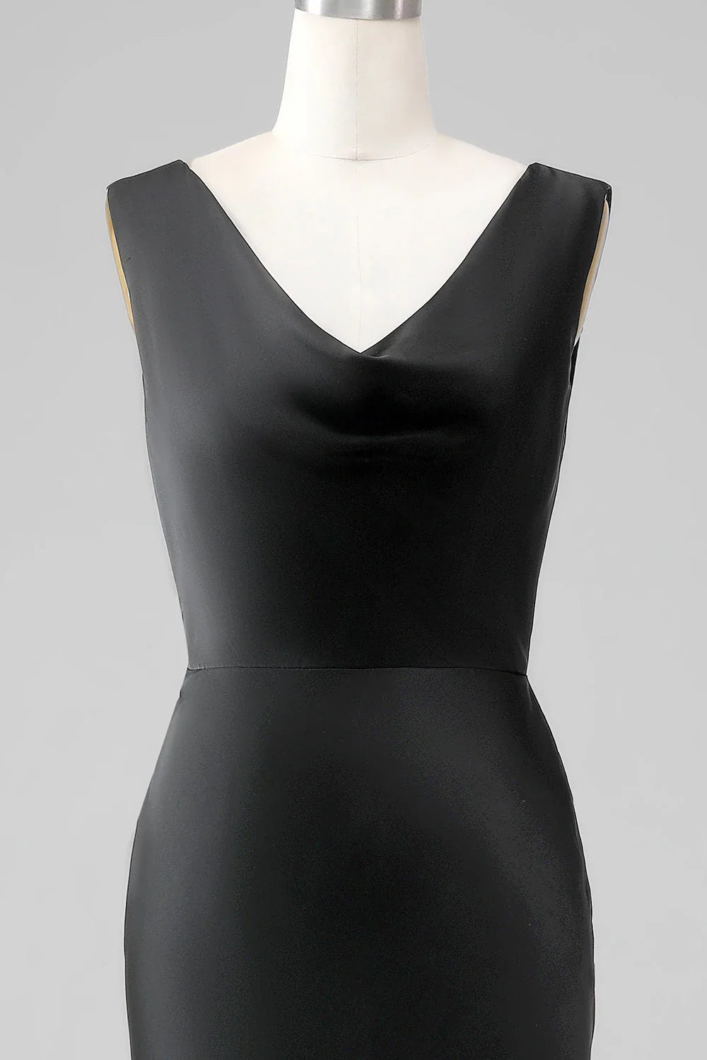 Cowl Sleeveless Mermaid Simple Off the shoulder Floor length Party Dress For Sale For women