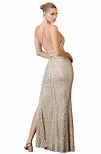 Cowl Sleeveless Sheath Shiny Sequin Off the shoulder Floor length Prom Dress Hot Sale For Ladies