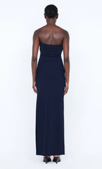 Crisp Sheath Strapless Sleeveless Open Back Floor Length For Sale Prom Dress