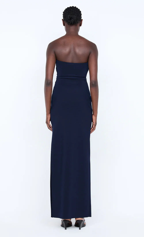 Robe de bal moulante sans bretelles et sans manches avec dos ouvert, longueur ras du sol, à vendre