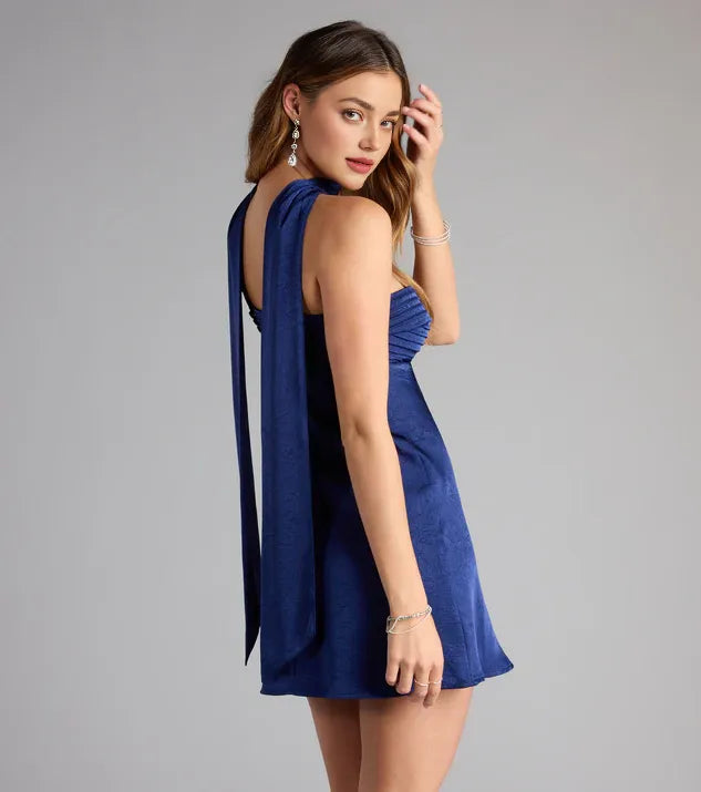 A-Line Strapless Sleeveless Open Back Short-Mini Homecoming Dress