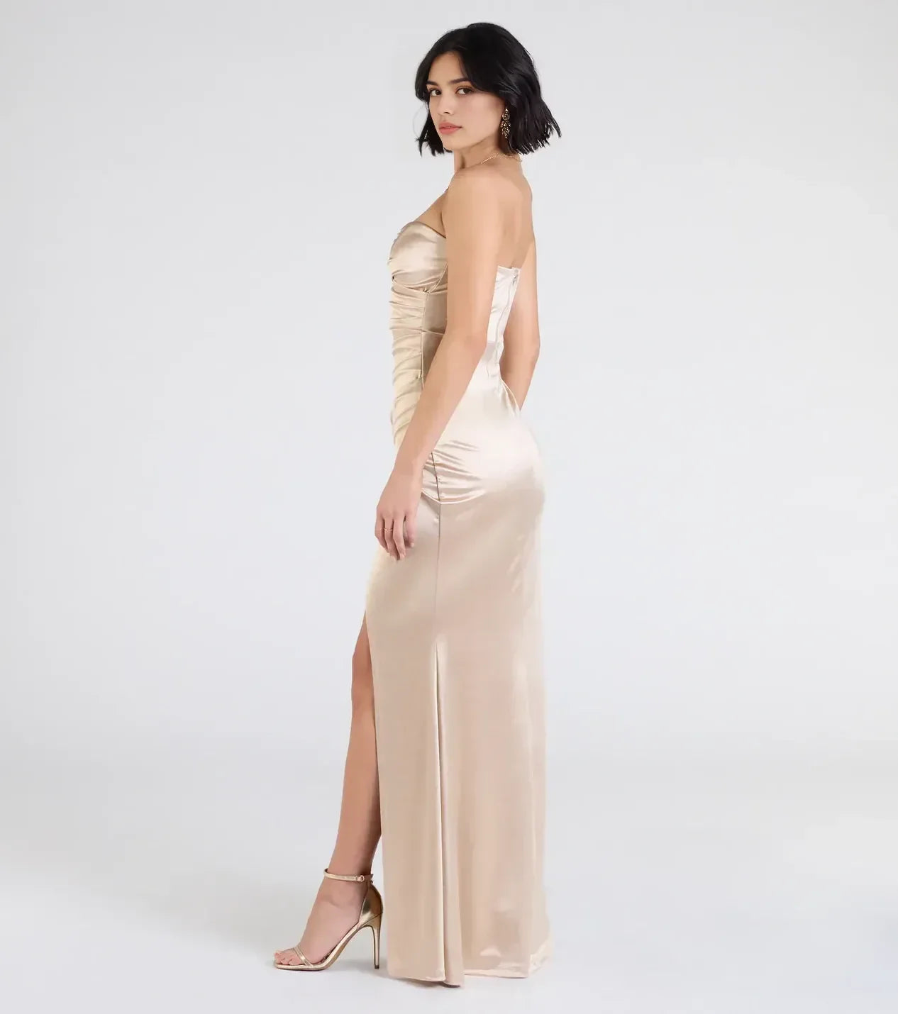 Dazzling Mermaid Sweetheart Neck Sleeveless Zipper Back Floor Length Prom Dress