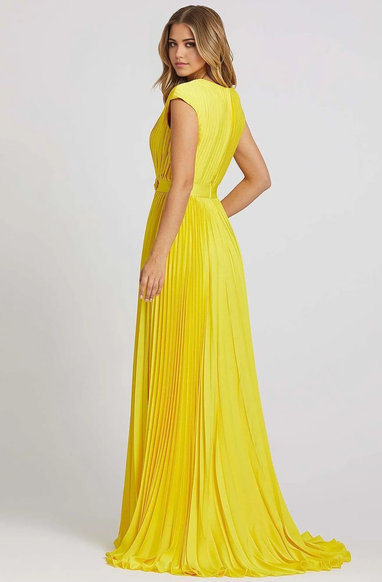 Deep V Neck Sleeveless Sheath Trendy Floor length Long Prom Dress For Sale For Women