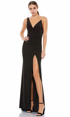 Deep V Neckline Sleeveless Sheath Off the shoulder Classic Floor length Long Prom Dress For Sale For Women