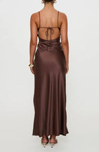 Discount Fitted Spaghetti Straps Sleeveless Floor-Length Prom Dress