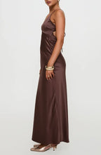 Discount Fitted Spaghetti Straps Sleeveless Floor-Length Prom Dress