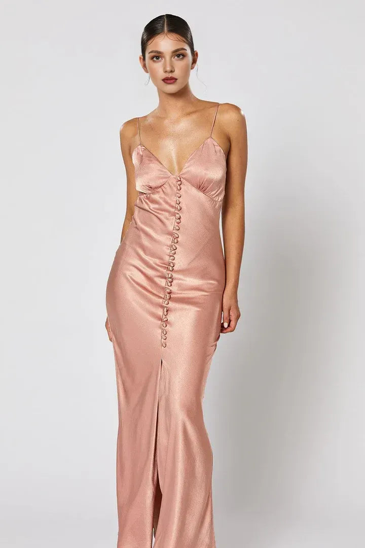 Discount Fitted V Neck Sleeveless Floor-Length Prom Dress