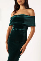 Discount Sheath Off Shoulder Sleeveless Backless Floor-Length Prom Dress